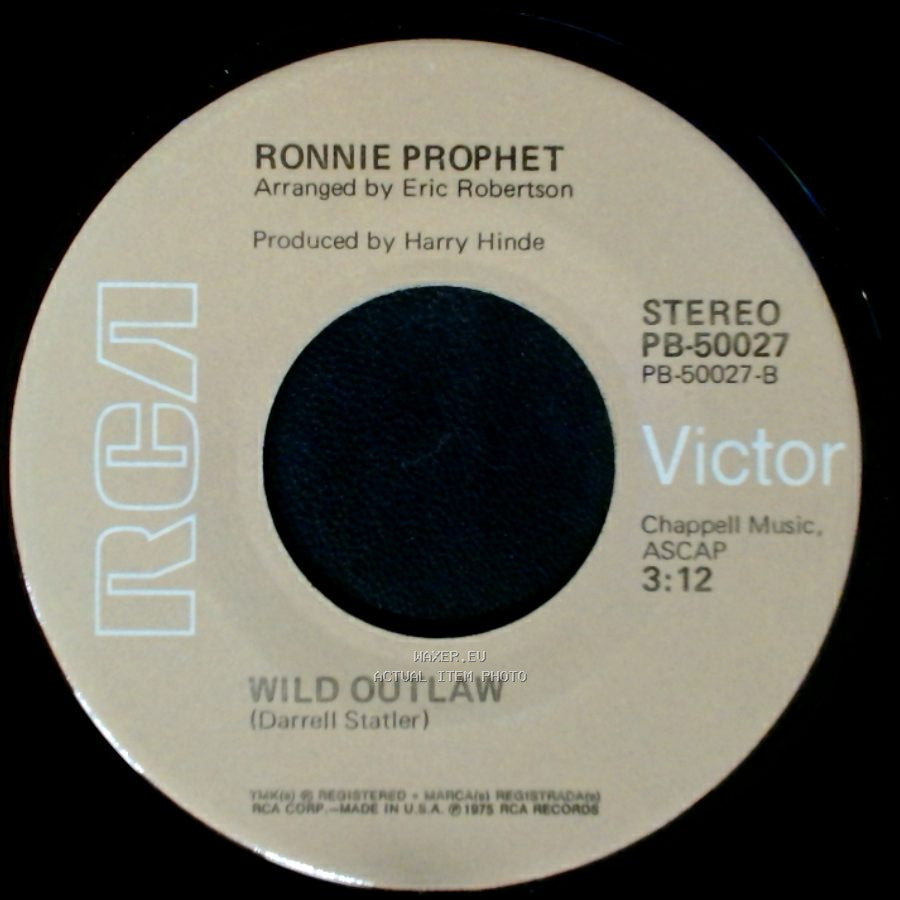 Ronnie Prophet - Sanctuary / Wild Outlaw side B