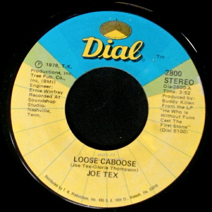 Joe Tex - Loose Caboose / Music Ain't Got No Color side B