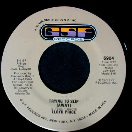 Lloyd Price - Trying To Slip (Away) / They Get Down side B