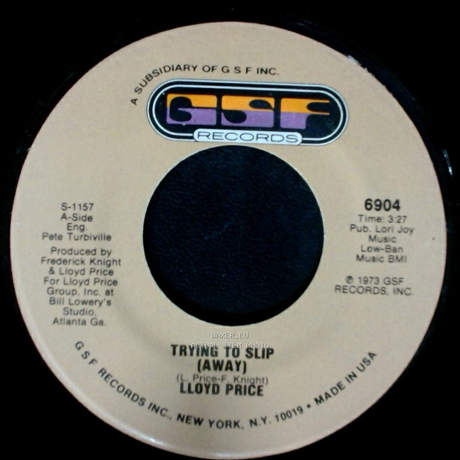 Lloyd Price - Trying To Slip (Away) / They Get Down side B