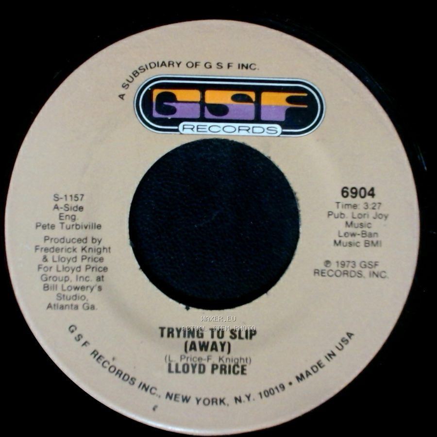 Lloyd Price - Trying To Slip (Away) / They Get Down side A