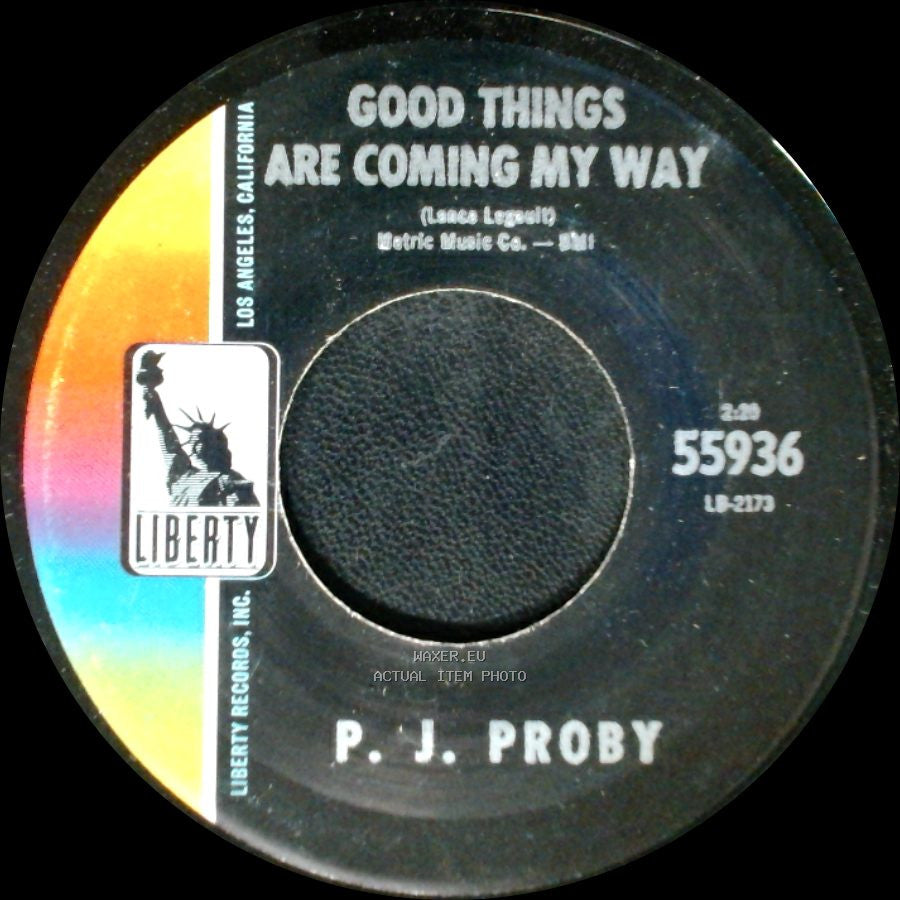 P. J. Proby - Good Things Are Coming My Way / Niki Hoeky side A