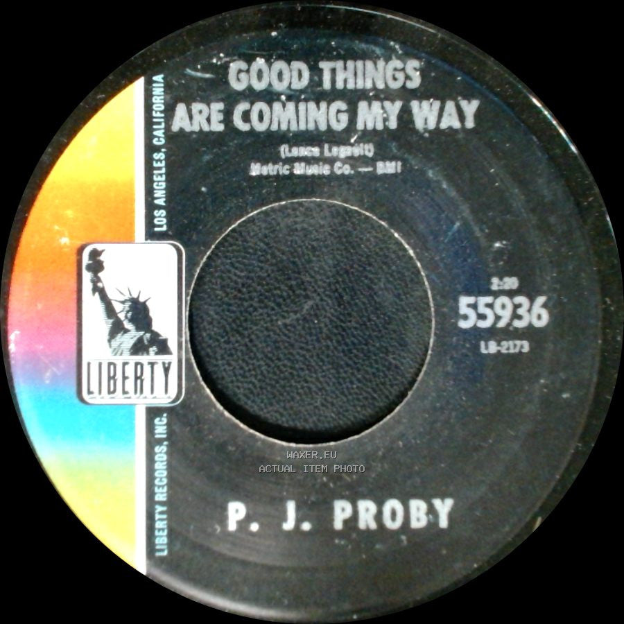 P. J. Proby - Good Things Are Coming My Way / Niki Hoeky side B