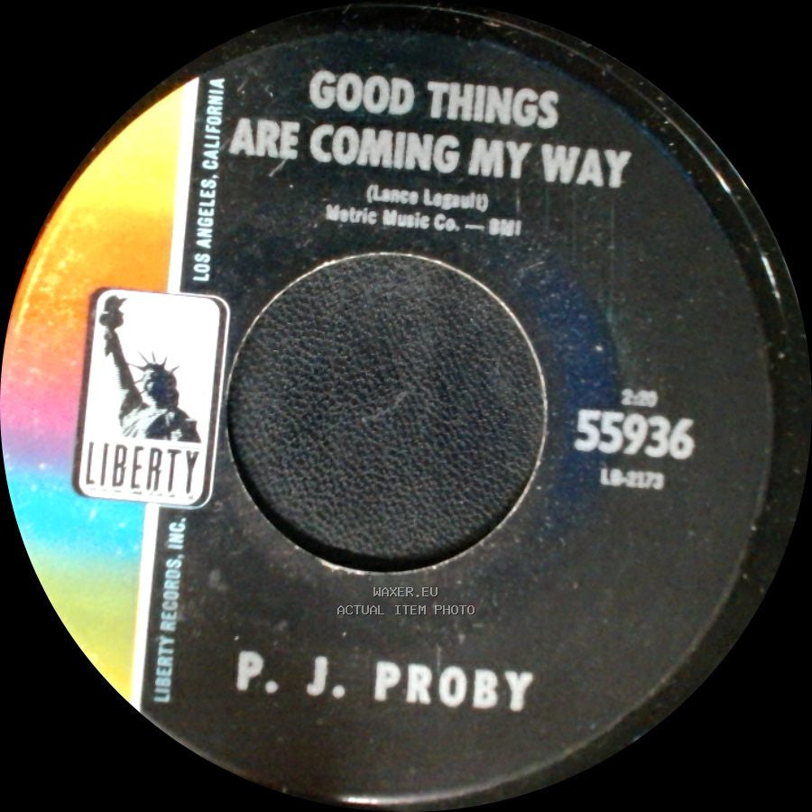 P. J. Proby - Good Things Are Coming My Way / Niki Hoeky side A