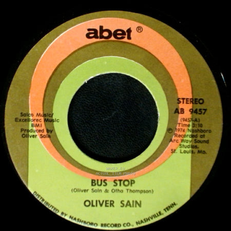 Oliver Sain - Nighttime / Bus Stop side B