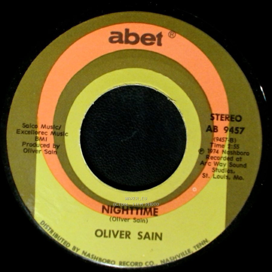 Oliver Sain - Nighttime / Bus Stop side A