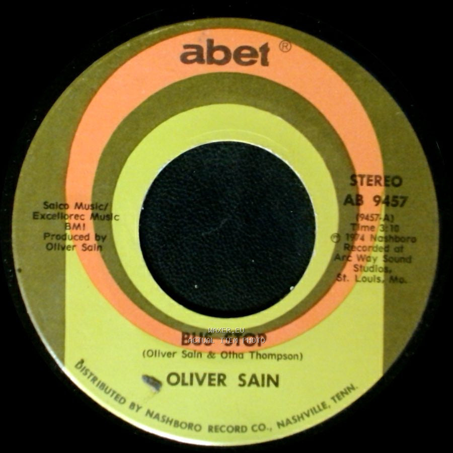 Oliver Sain - Nighttime / Bus Stop side B