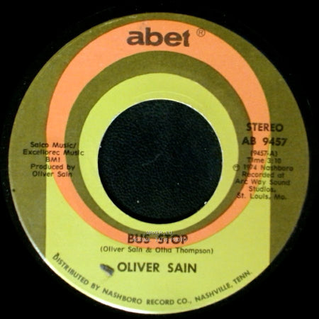 Oliver Sain - Nighttime / Bus Stop side B