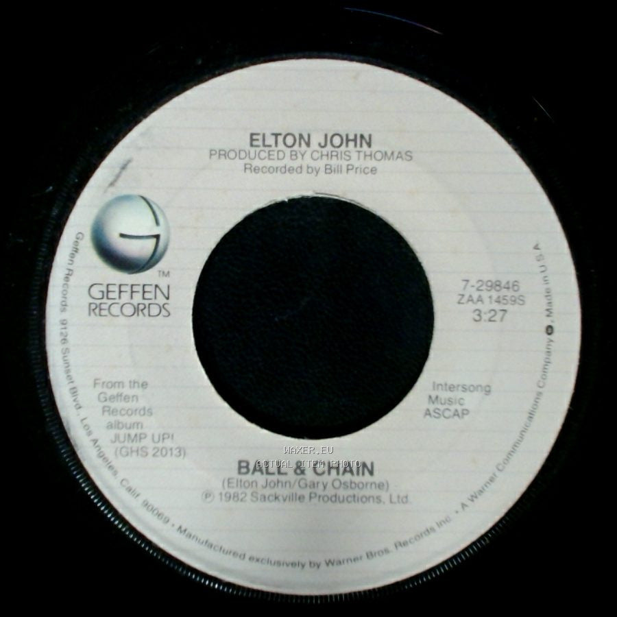 Elton John - Where Have All The Good Times Gone? / Ball & Chain side B