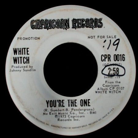 White Witch - Don't Close Your Mind / You're The One side B