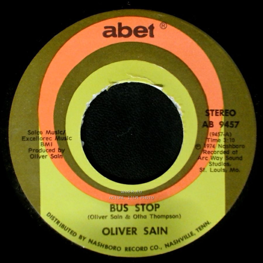 Oliver Sain - Nighttime / Bus Stop side A