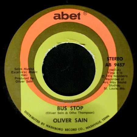 Oliver Sain - Nighttime / Bus Stop side A