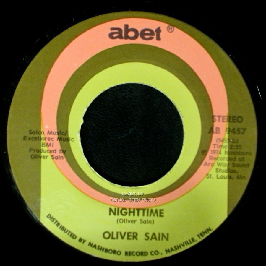 Oliver Sain - Nighttime / Bus Stop side B