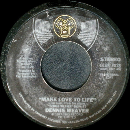 Dennis Weaver - Make Love To Life / Make Love To Life side A