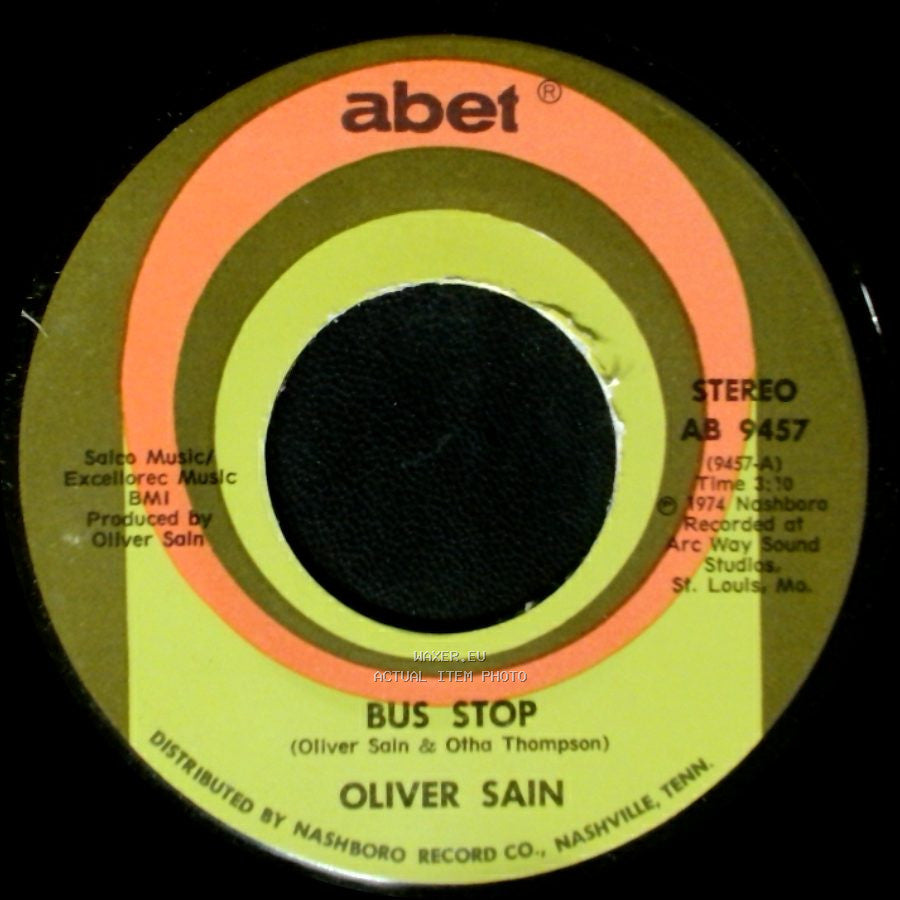 Oliver Sain - Nighttime / Bus Stop side A