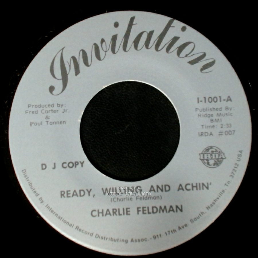 Charlie Feldman - Ready, Willing And Achin' / Ready, Willing And Achin' side B