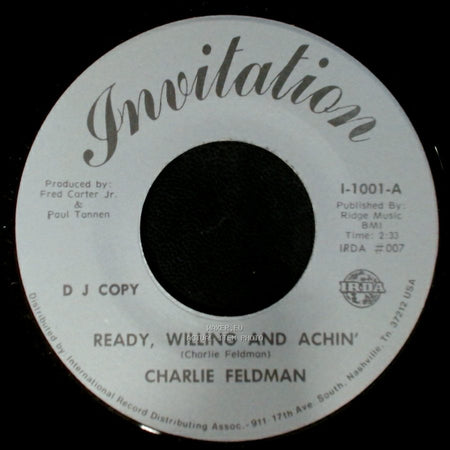 Charlie Feldman - Ready, Willing And Achin' / Ready, Willing And Achin' side A