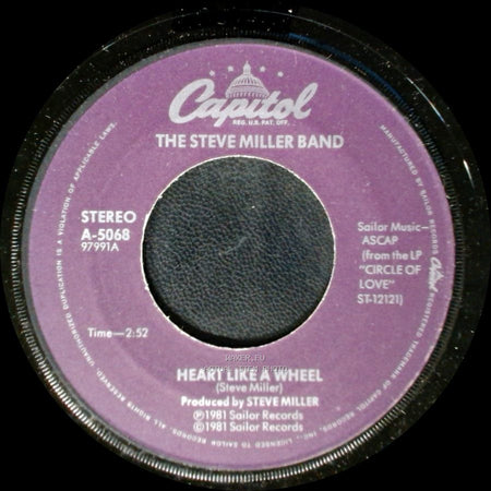 The Steve Miller Band - Heart Like A Wheel / True Fine Love side A
