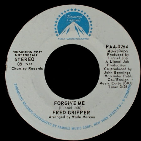 Fred Gripper - Forgive Me / Forgive Me side B