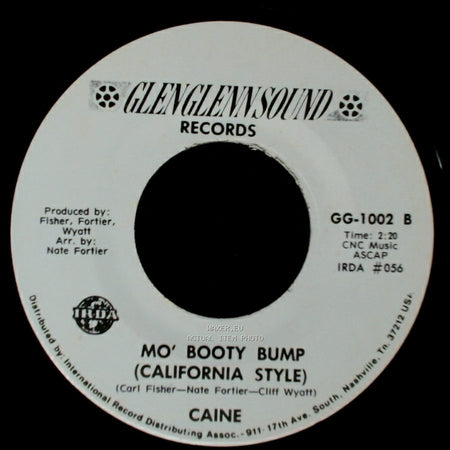 Caine - Booty Bump (California Style) / Mo' Booty Bump (California Style) side B