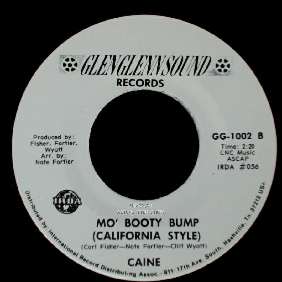 Caine - Booty Bump (California Style) / Mo' Booty Bump (California Style) side A