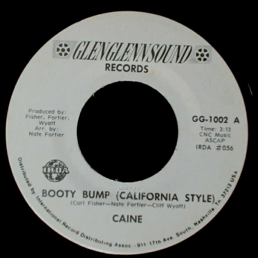 Caine - Booty Bump (California Style) / Mo' Booty Bump (California Style) side B