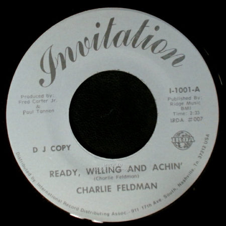 Charlie Feldman - Ready, Willing And Achin' / Ready, Willing And Achin' side A