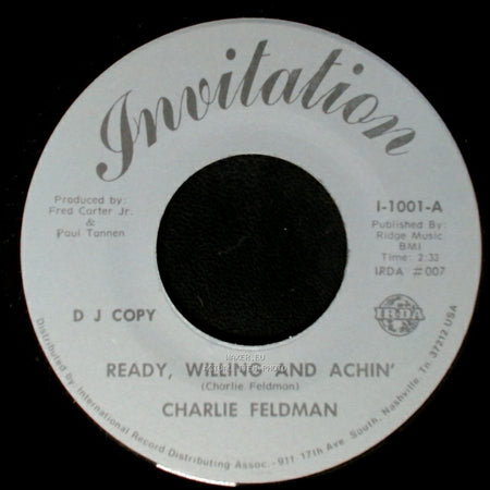 Charlie Feldman - Ready, Willing And Achin' / Ready, Willing And Achin' side A
