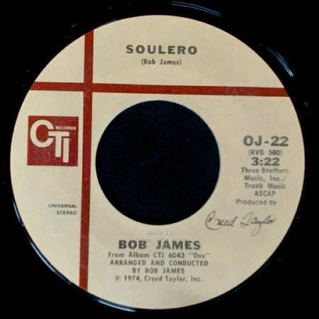 Bob James - In The Garden (Based On Pachelbel's "Canon In D") / Soulero side B