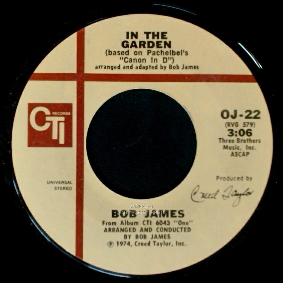 Bob James - In The Garden (Based On Pachelbel's "Canon In D") / Soulero side B