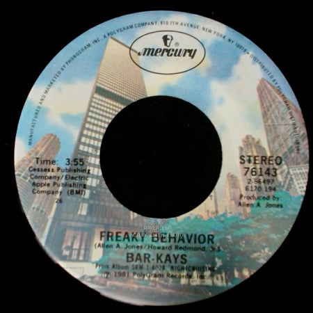 Bar-Kays - Backseat Driver / Freaky Behavior side B