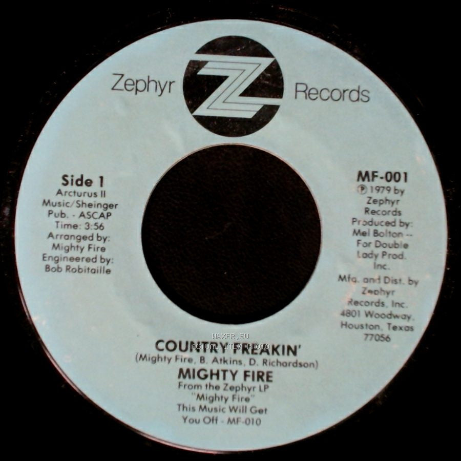 Mighty Fire - Country Freakin' / Benny's side A