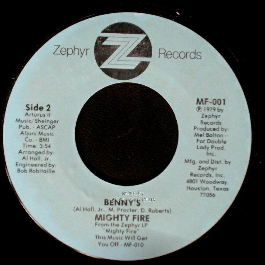 Mighty Fire - Country Freakin' / Benny's side B