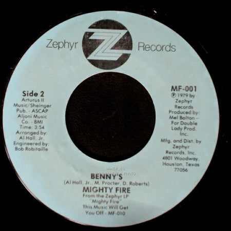 Mighty Fire - Country Freakin' / Benny's side B