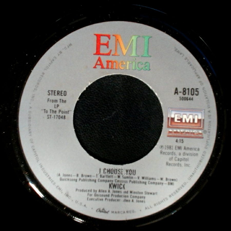 Kwick - I Choose You / Shake Till Your Body Break side A
