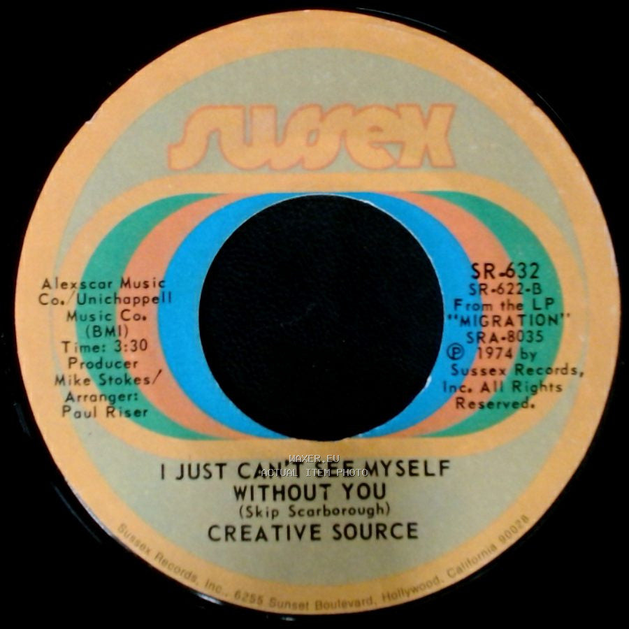 Creative Source - Migration / I Just Can't See Myself Without You side B
