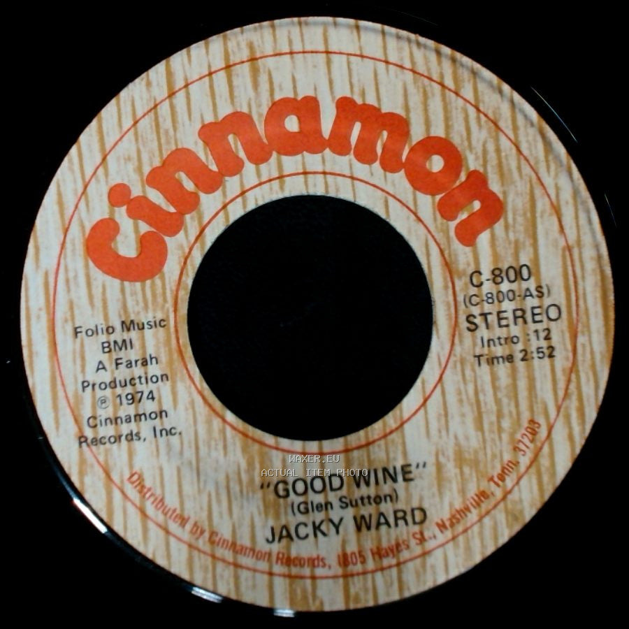 Jacky Ward - Good Wine / Reachin' For You side A