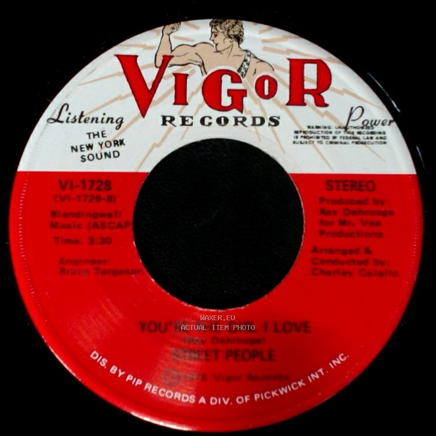 Street People - You're The Girl I Love / You're My One Weakness Girl side A
