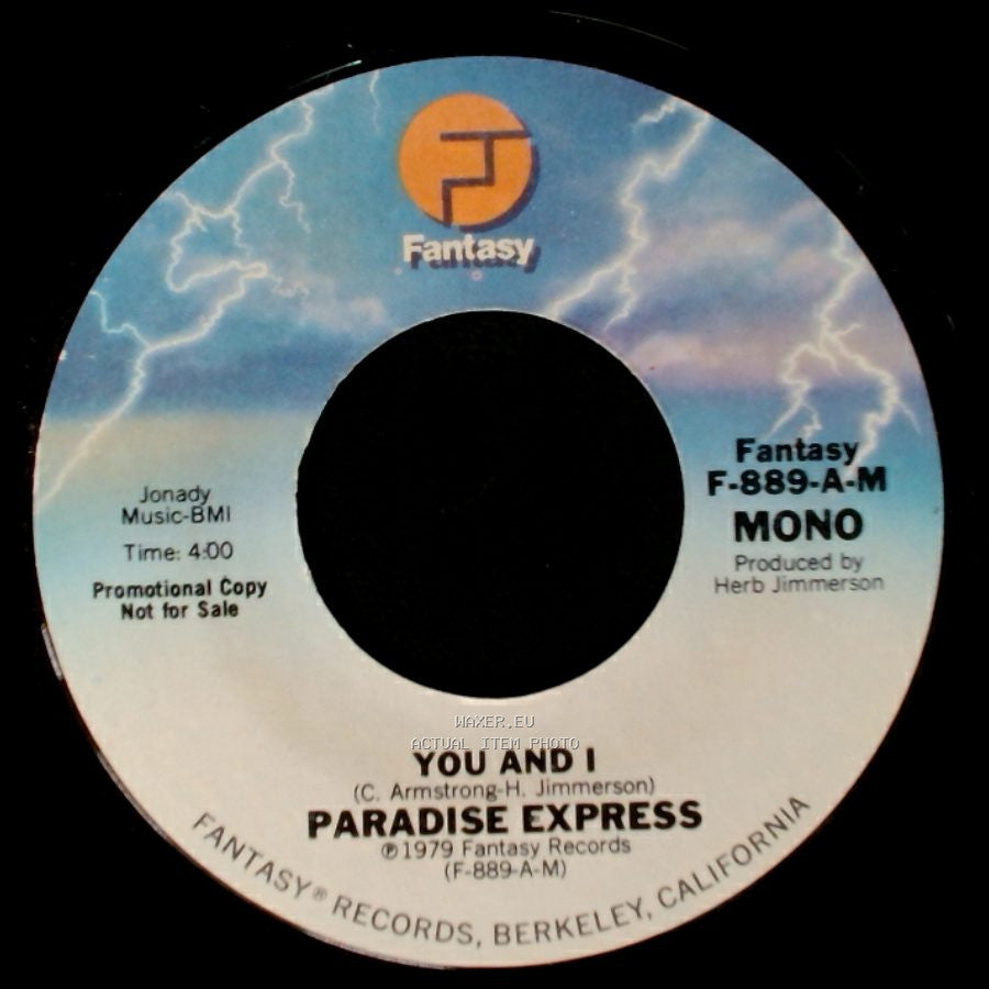Paradise Express - You And I / You And I side A