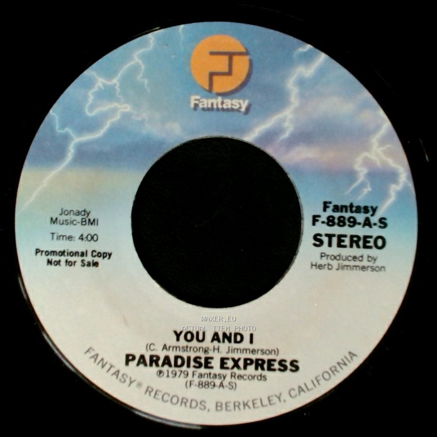 Paradise Express - You And I / You And I side B