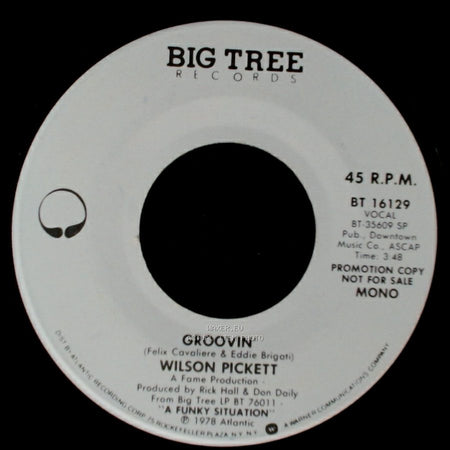 Wilson Pickett - Groovin' / Groovin' side B