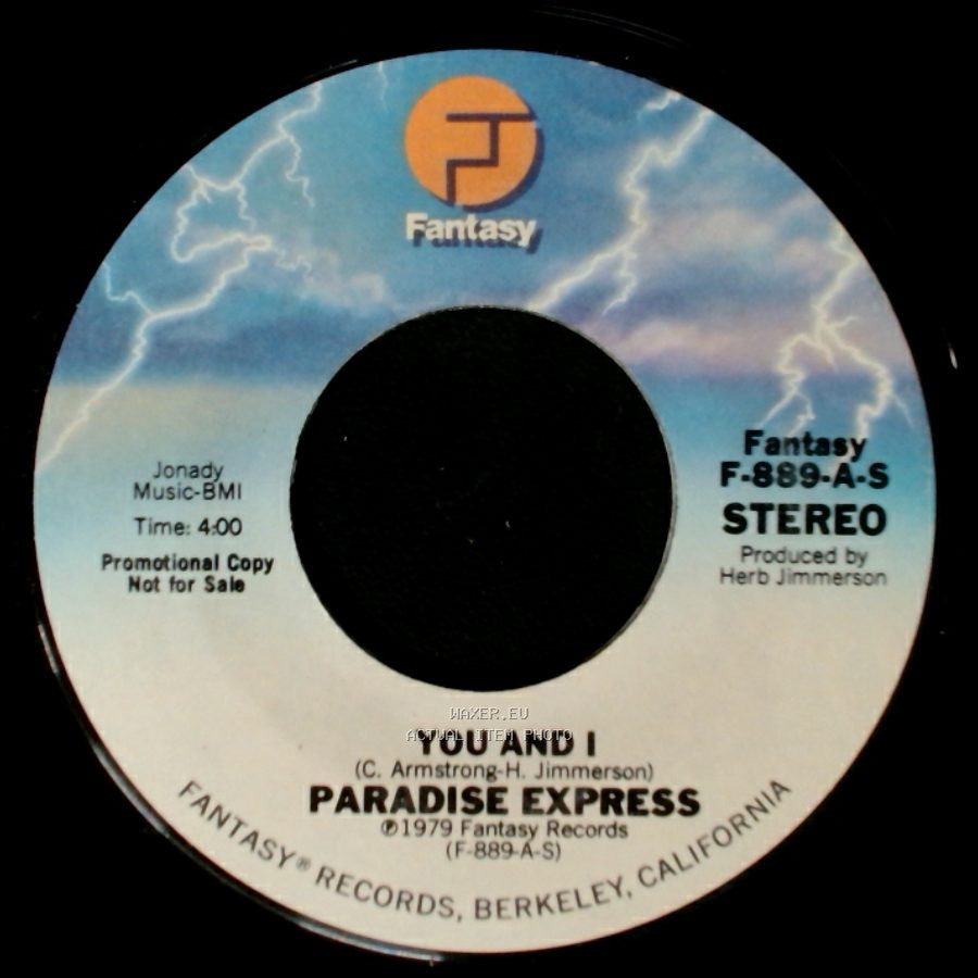 Paradise Express - You And I / You And I side B
