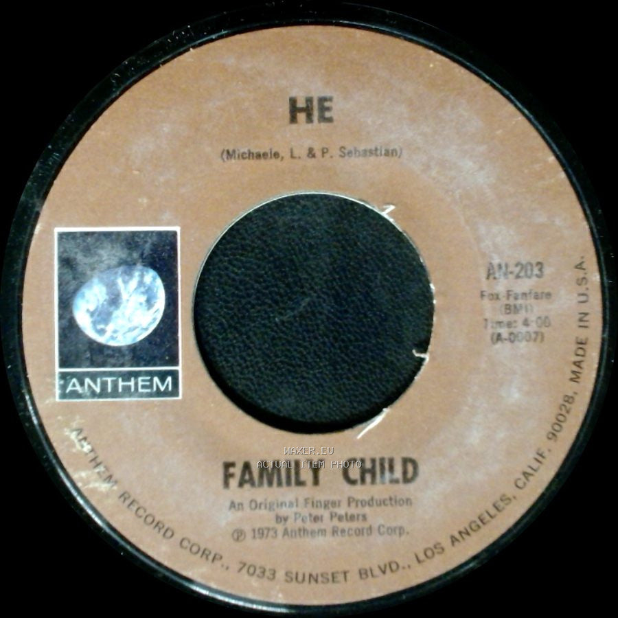 Family Child - He / What About The Music side A
