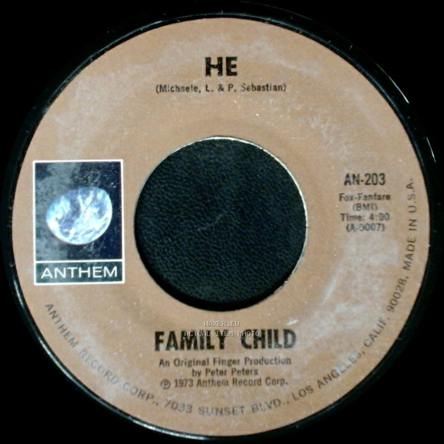 Family Child - He / What About The Music side A
