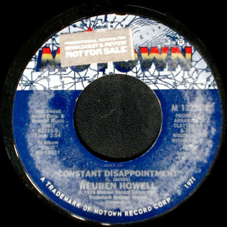 Reuben Howell - I Believe (When I Fall In Love It Will Be Forever) / Constant Disappointment side B