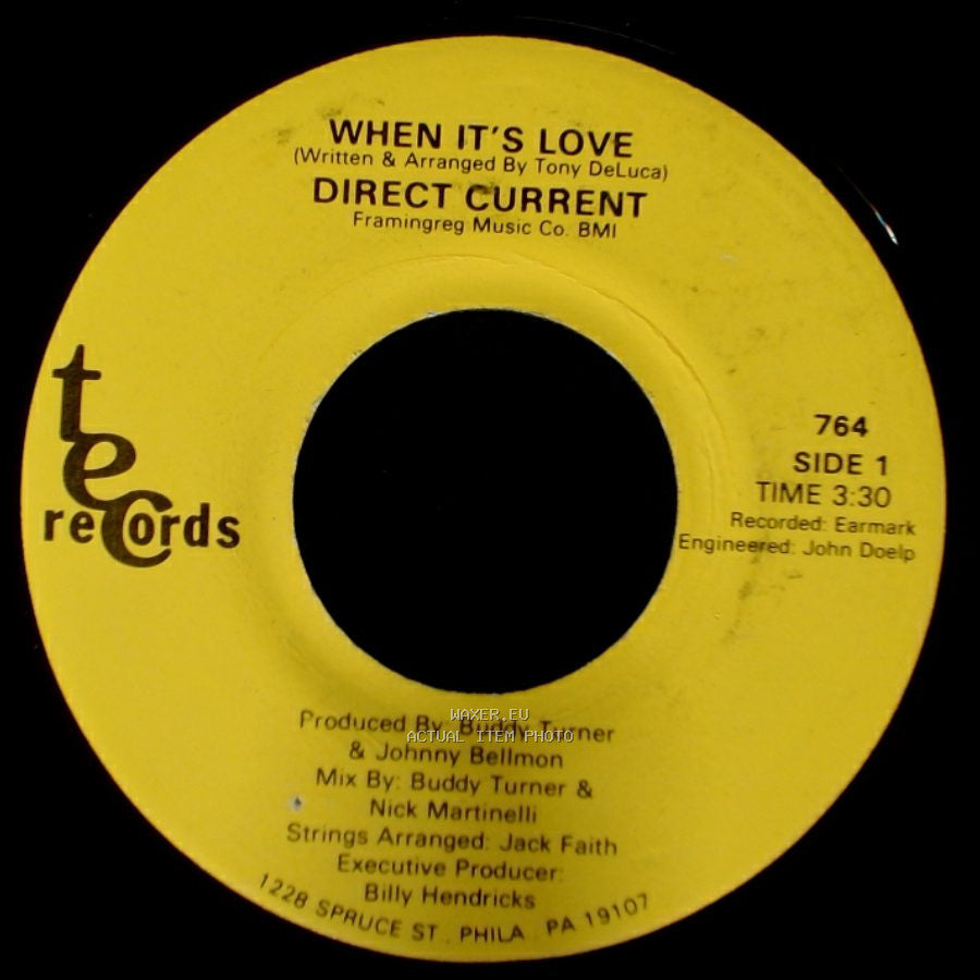 Direct Current - When It's Love / When It's Love side A