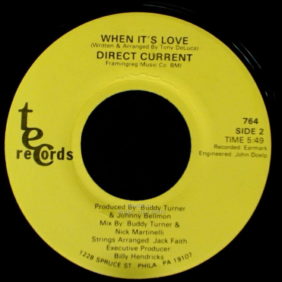 Direct Current - When It's Love / When It's Love side B