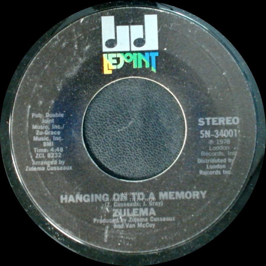 Zulema - Change / Hanging On To A Memory side B