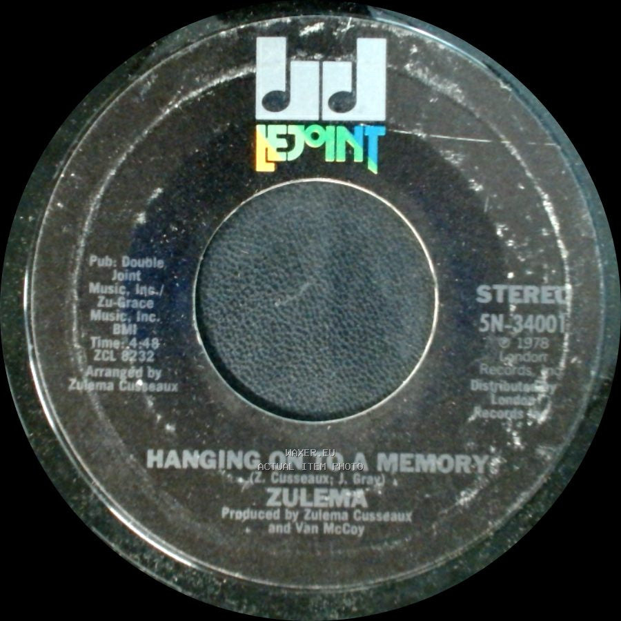 Zulema - Change / Hanging On To A Memory side B