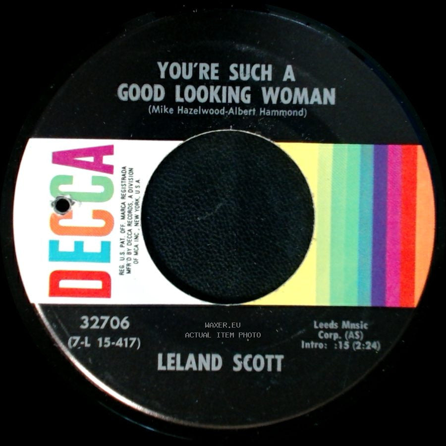 Leland Scott - You're The One / You're Such A Good Looking Woman side B